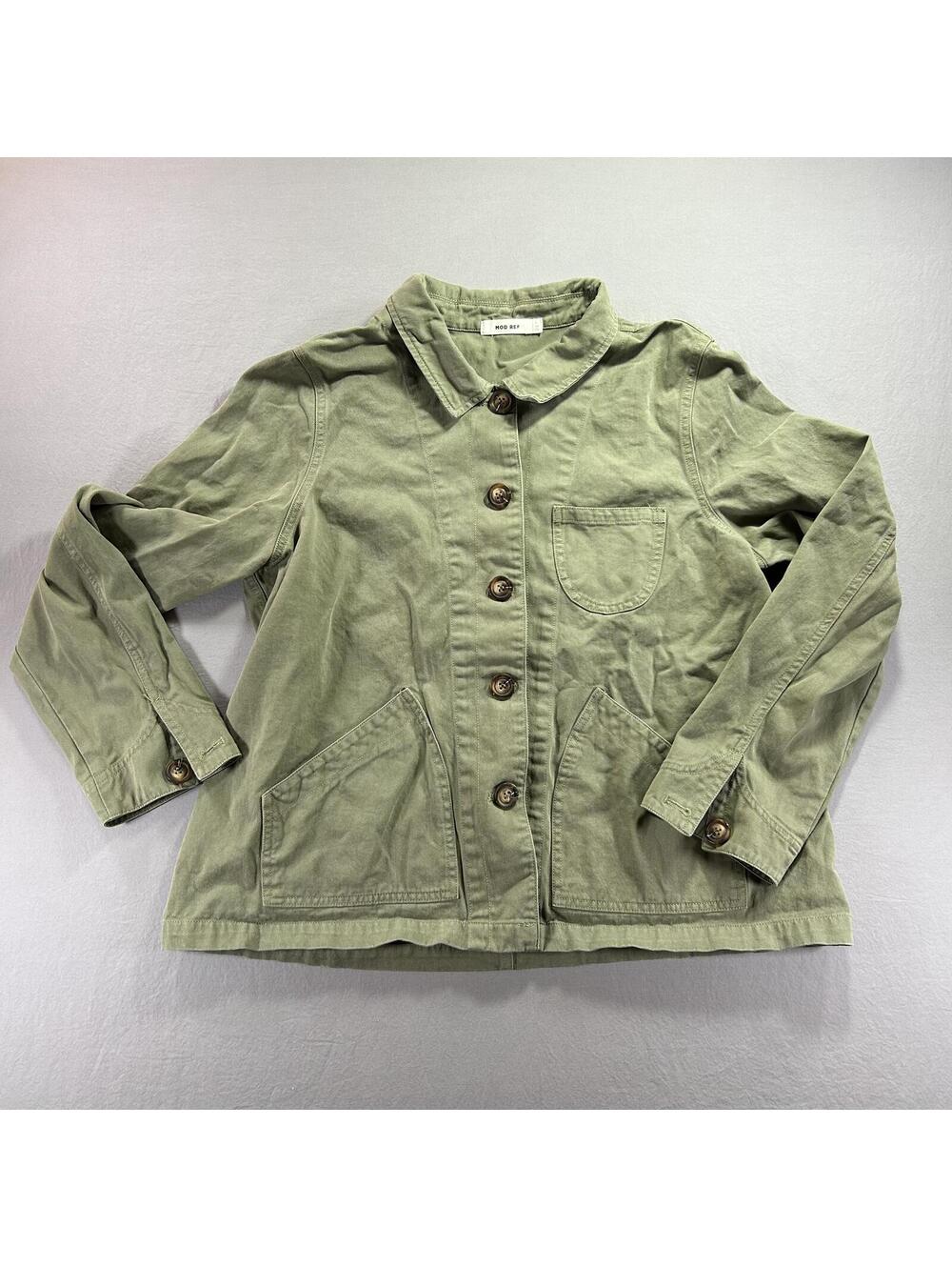 Never Worn - Mod Ref Denim Jacket - Women - Size L - Green